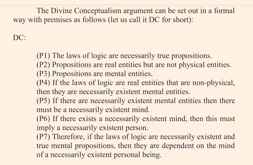 Divine Conceptualism Argument