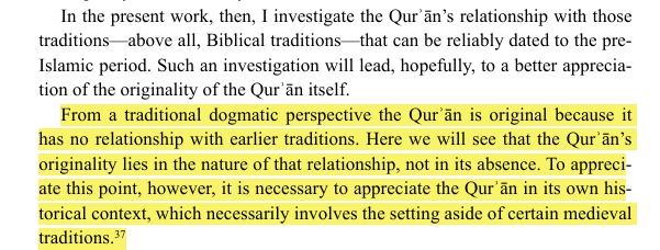 Quranic Originality and Earlier Traditions