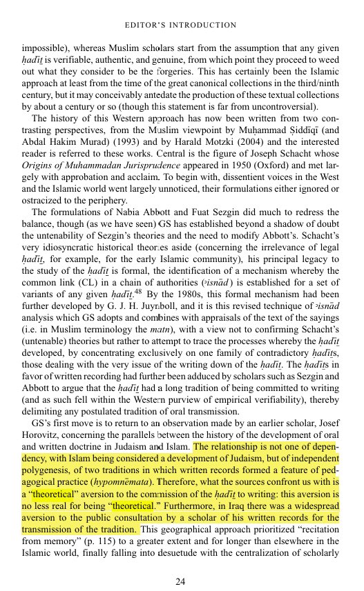 Hadith Verification Approaches