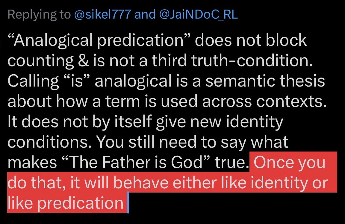 Analogical Predication and Identity Conditions