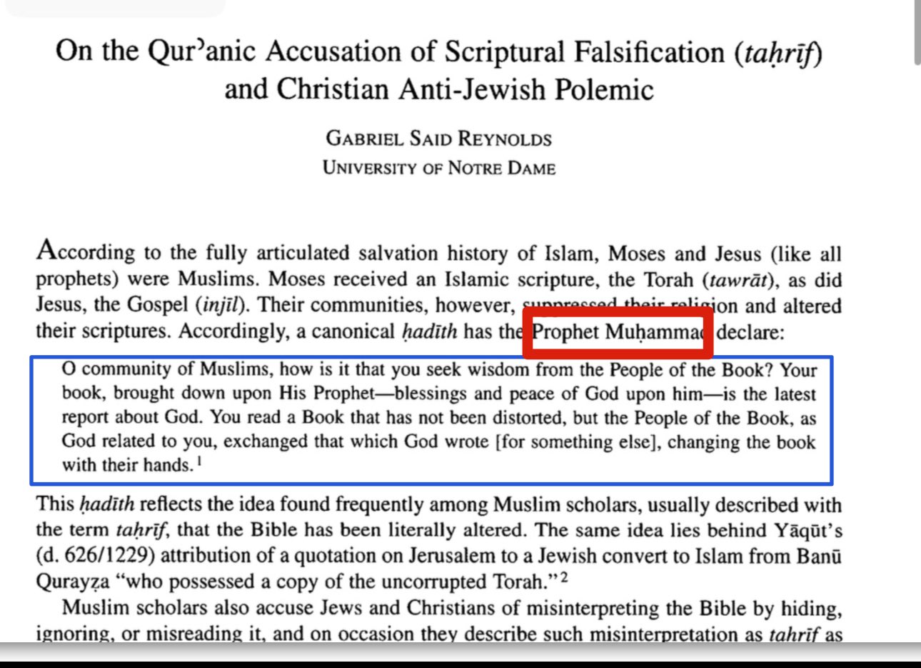 Reynolds on Scriptural Falsification
