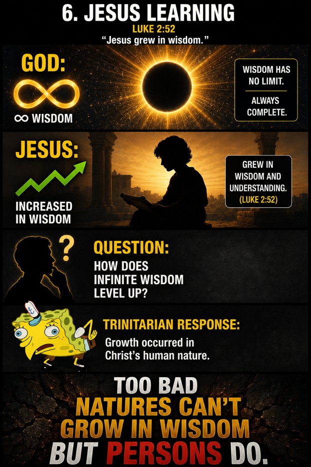 Jesus Learning and Infinite Wisdom