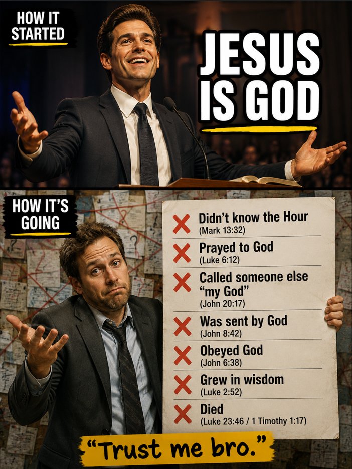 Jesus Is God: Trust Me Bro
