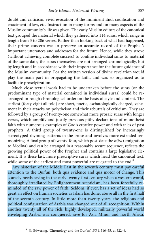 Early Islamic Historical Writing