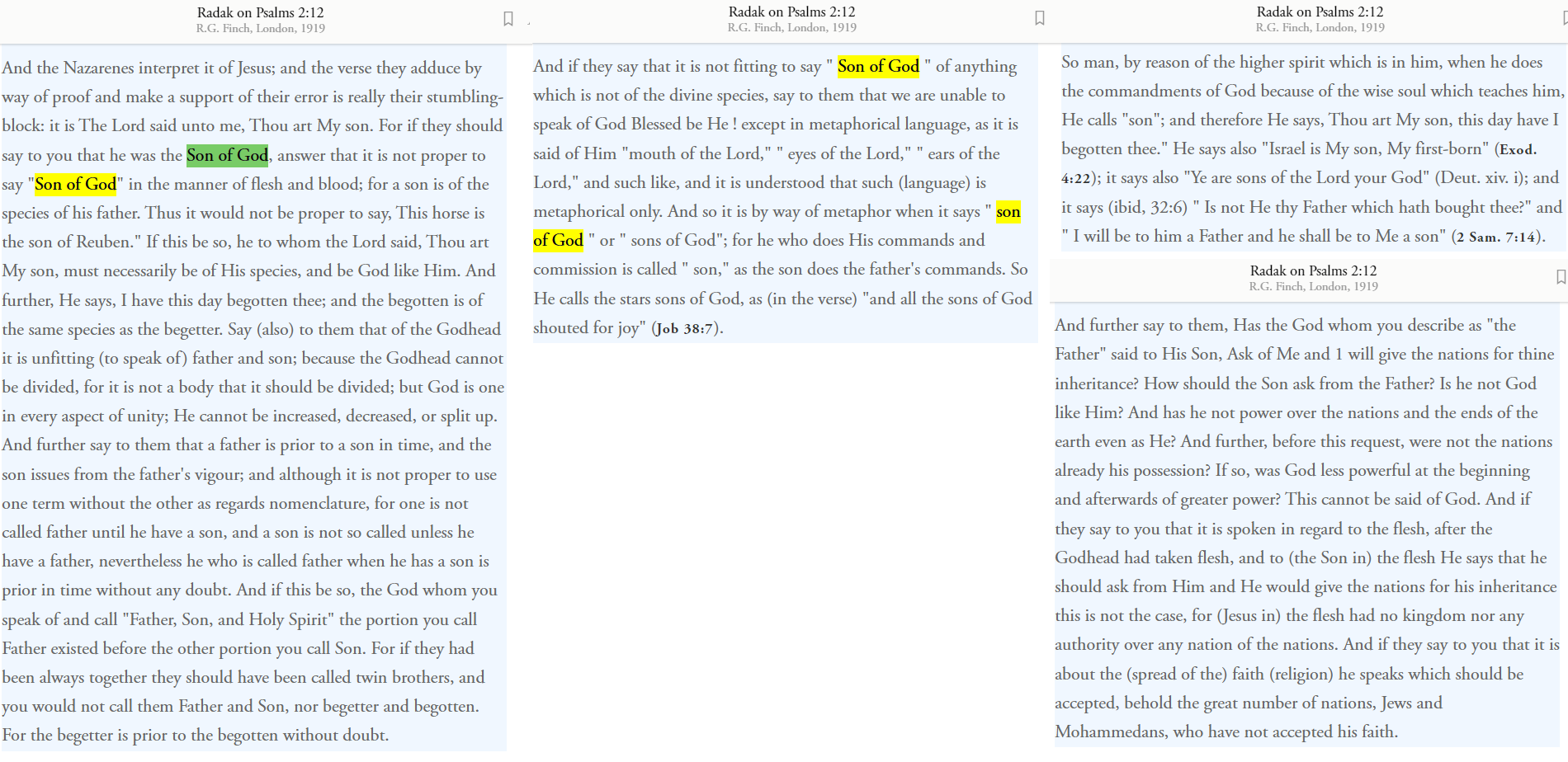 Jews on sons of God